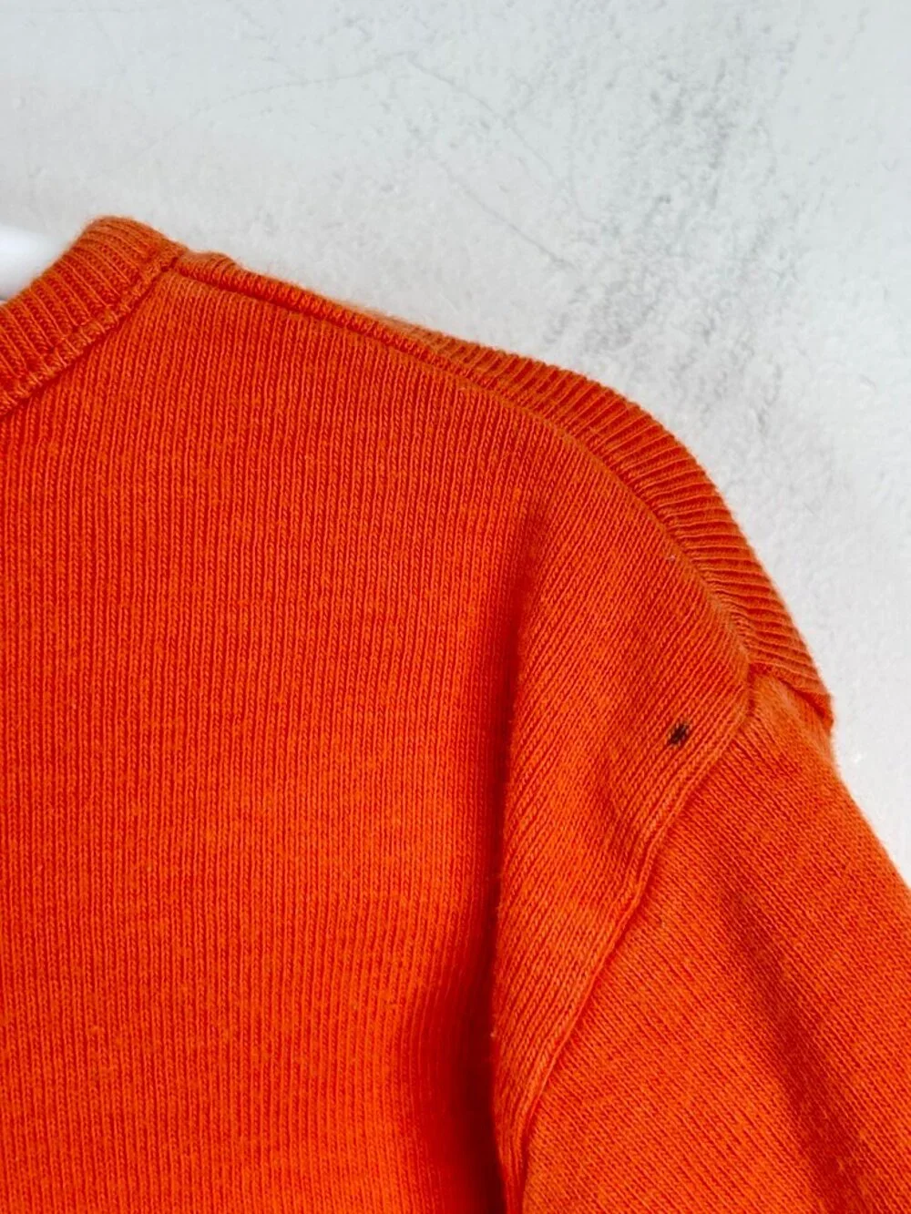 VTG OshKosh Embroidered Halloween Shirt 8 Orange Long Sleeve Witch Pumpkin 90s